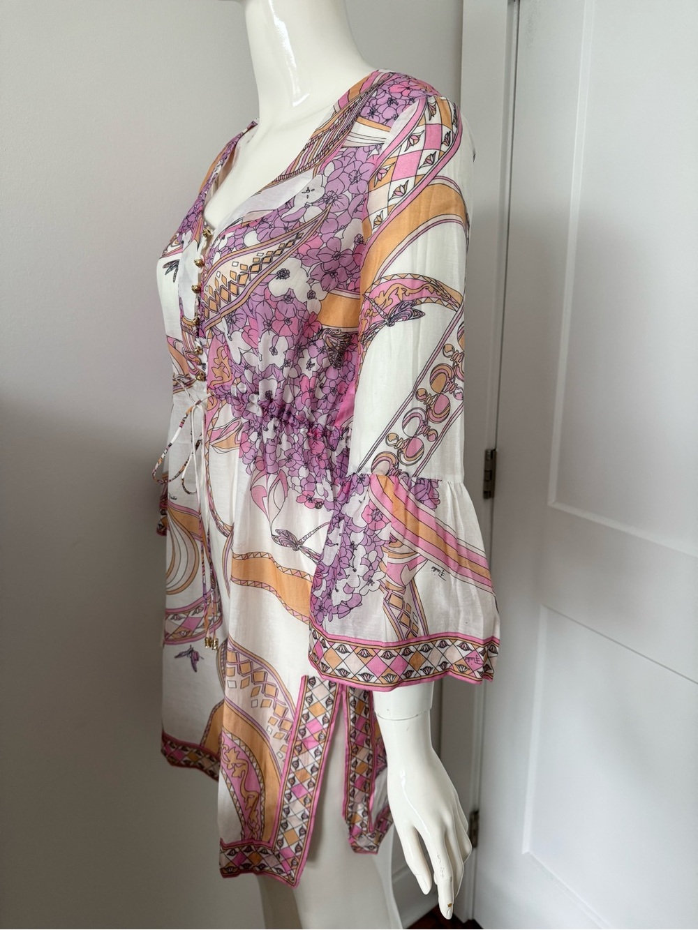 Authentic Emilio Pucci tunic dress silk cotton - Picture 3 of 10